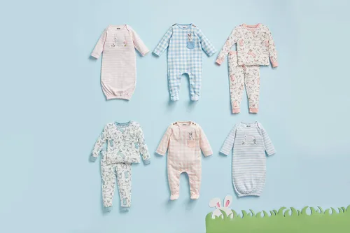 Miniatura 2 de Mud Pie Baby Girls Bunny Pocket Sleeper
