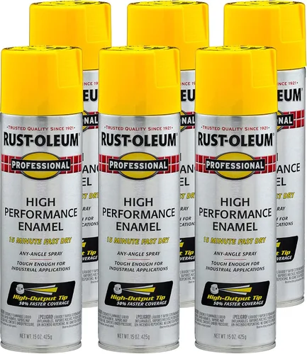 Miniatura 24 de Rust-Oleum 7515838 Pintura en aerosol de esmalte profesional de alto rendimiento, 14 onzas, aluminio