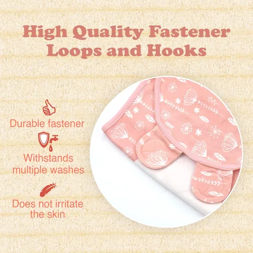 Miniatura 6 de Mantas para envolver para recién nacidos – Juego de 3 mantas para bebés de 0-3 meses – Saco de dormir ajustable – Bufanda suave de algodón orgánico