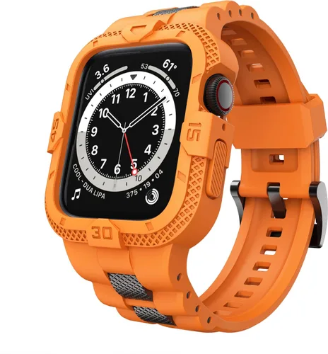 Miniatura 13 de Correas compatibles con Apple Watch Band 46mm 45mm 44mm 42mm, correa deportiva para hombres con funda protectora para Watch Series 11 10 9 8 7/ SE