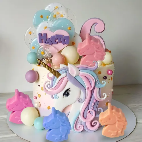 Miniatura 7 de Molde de silicona de unicornio para crayones de caballo, molde de silicona para bombas de baño de unicornio, moldes para jabón, dulces, chocolate