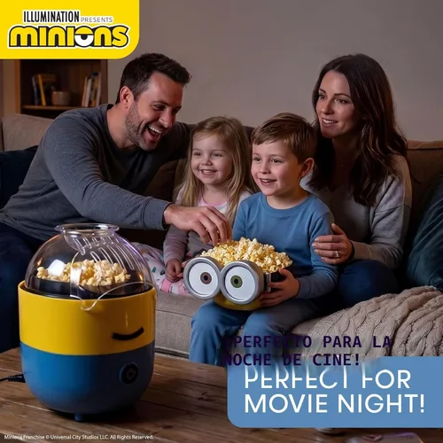 Miniatura 5 de Uncanny Brands Minions - Máquina para hacer palomitas de maíz - Electrodoméstico de cocina