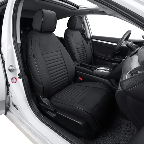 Miniatura 9 de EKR Civic Fundas de asiento personalizadas para Honda Civic Sedan 2016 2017 2018 2019 2020 2021 EX, EX-L, EX-T, Touring, Fundas de asiento