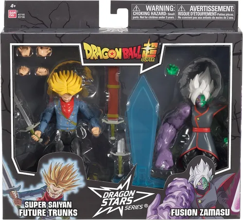 Miniatura 6 de Bandai America - Dragon Ball Super Paquete de batalla Dragon Stars Trunks del Futuro Vs. Fusion Zamasu