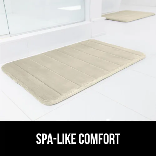 Miniatura 9 de Gorilla Grip - Alfombra de baño de espuma viscoelástica de 24 x 17 pulgadas, original, de primera calidad, suave, absorbente, gruesa, lavable a