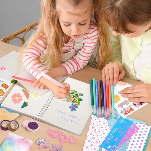 Miniatura 8 de Nsrzua Kit de Diario DIY para Niñas, Juguetes para Edades 8-14 y Regalos de Cumpleaños para Niñas