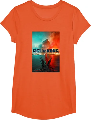 Miniatura 24 de Godzilla vs Kong - Camiseta oficial con póster, Negro