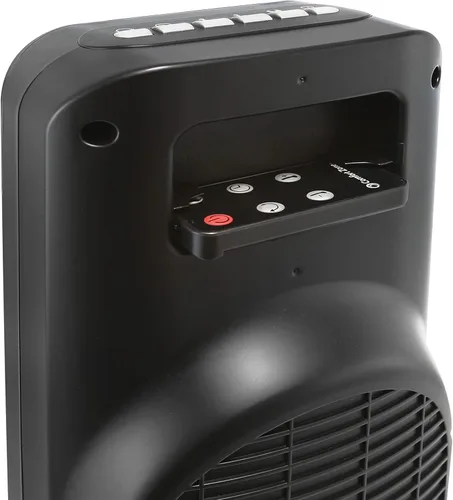 Miniatura 7 de Comfort Zone Calentador eléctrico de torre digital oscilante de 24 pulgadas con control remoto de función completa, termostato ajustable