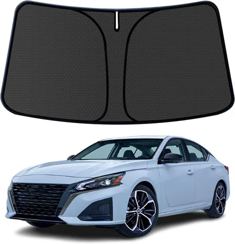 Miniatura 16 de Civic - Parasol para parabrisas Honda Civic 2022-2024 2025 (no para Honda 2022 Sport), visera frontal gruesa plegable 1:1, mantiene tu automóvil más