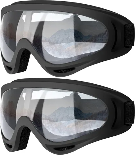 Miniatura 13 de Gafas de esquí, gafas de esquí, gafas de snowboard para hombres, mujeres, jóvenes y niños 07.Multicolor/Transparente