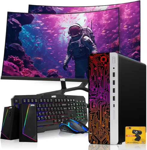 Miniatura 13 de PC de escritorio HP G3 para juegos, Intel Core i5 6ª generación, gráficos AMD RX 550, 32 GB de RAM, SSD de 1 TB, monitor MTG de 24 pulgadas, teclado