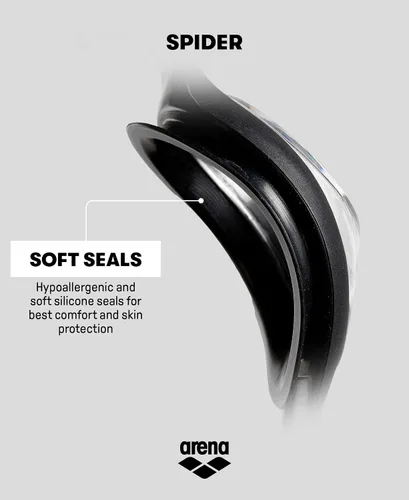 Miniatura 4 de ARENA Gafas de natación unisex para adultos, para principiantes, hombres y mujeres, para fitness, natación, antiniebla, sin espejo, sin sello