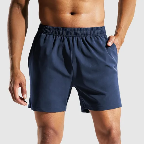 Miniatura 2 de Haimont Pantalones cortos deportivos para hombre de 5 pulgadas para gimnasio, deportes, entrenamiento activo con bolsillos, secado rápido
