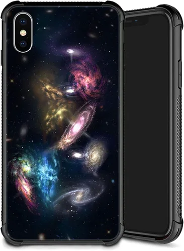 Miniatura 21 de Funda compatible con iPhone Xs, diseño de plexiglás X para niños y hombres, diseño de lobo malo, a prueba de golpes, antiarañazos, para iPhone X/Xs
