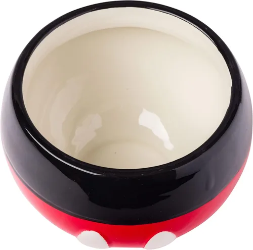 Miniatura 3 de Silver Buffalo Disney Mickey Mouse Icon - Tarro de galletas esculpido en 3D de cerámica pintado a mano (pequeño)