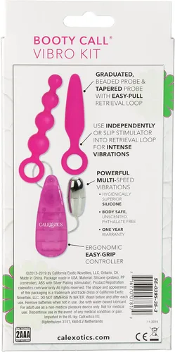 Miniatura 5 de California Exotic Novelties Booty Call Booty Vibro Kits, color rosa Rosado