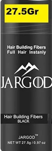 Fibras de construcción del cabello, negro 0.97 oz — Corrector de pérdida de cabello para cabello fino, puntos calvos y línea capilar que se retrae,