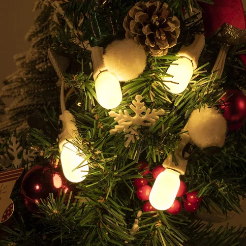 Miniatura 6 de Meonum 6 Piezas Bombillas de Repuesto de Aldea Navideña, Bombillas LED T20 con Base de Candelabro E12, Accesorios de Luz de Repuesto de 0.7 W 120 V