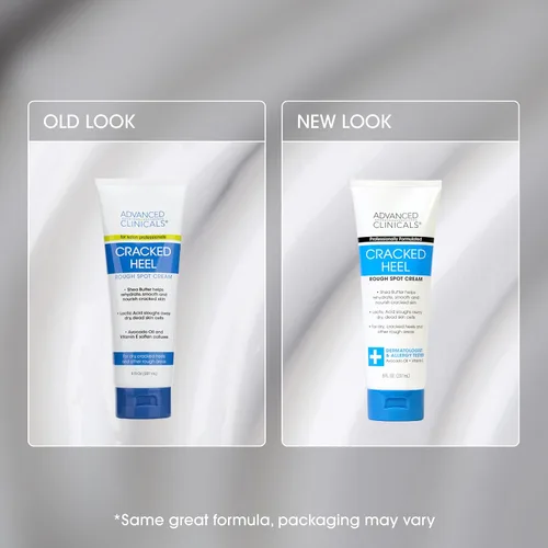 Miniatura 8 de Advanced Clinicals Crema hidratante para pies con manteca de karité, loción hidratante para pies y manos que ayuda a curar la piel agrietada, puntos