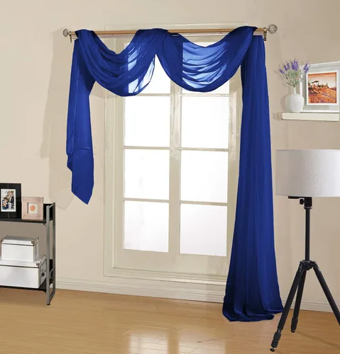 Miniatura 3 de Decotex - Bufanda de gasa transparente de calidad premium para diseños de hogar y eventos