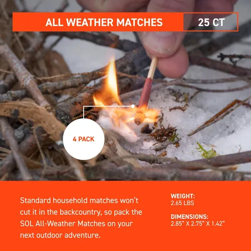 Miniatura 3 de S.O.L. - Partidos para todo tipo de clima, 25 unidades, paquete de 4