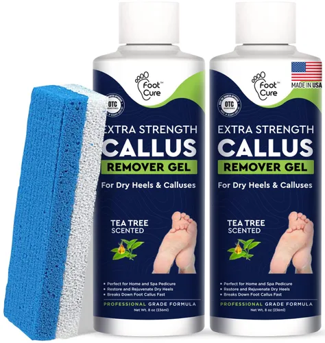 Miniatura 11 de FOOT CURE Juego de pedicura exfoliante y removedor de callos – Kit de cuidado que incluye lima para piel muerta, sales de remojo de aceite de árbol