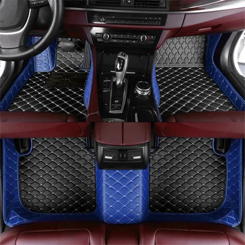 Alfombrillas automotrices personalizadas para Kia Sportage 2006-2023 / K5/Optima/Niro/Rio/Soul/EV6 para todo tipo de clima (orden blanco en negro y