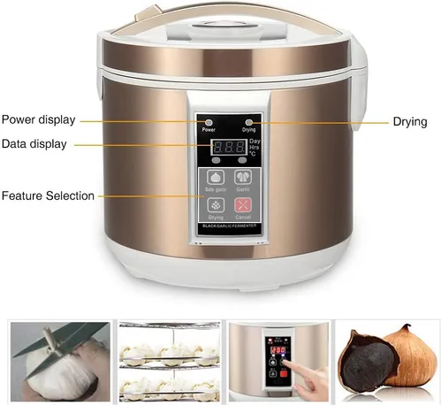 Miniatura 2 de Fermentador de ajo negro 6L completamente automático todo en uno Control inteligente Máquina de fermentación Máquina de fermentación Olla eléctrica