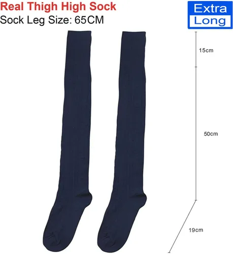 Miniatura 2 de LIZAIDA MENENDEZ Calcetines altos extra largos para mujer, medias altas por encima de la rodilla, calcetines largos cálidos, calentadores de piernas