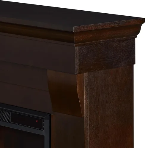 Miniatura 5 de Real Flame Chateau - Chimenea eléctrica de 41 pulgadas con repisa para sala de estar o dormitorio, inserto de chimenea calentador reemplazable