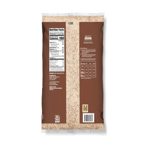 Miniatura 2 de Amazon Grocery, Arroz integral de grano largo, 5 libras (anteriormente Amazon Fresh, el empaque puede variar)