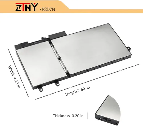 Miniatura 7 de R8D7N 1V1XF - Batería para laptop compatible con Dell Precision 3540 M3550 Latitude 5400 5410 5500 5510 Inspiron 7590/7591/7791 2 Series 2 en 1 P80F