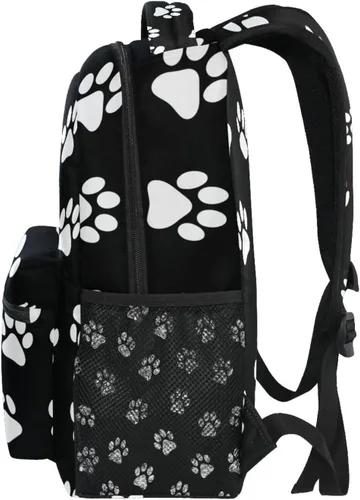 Miniatura 4 de Mochila con estampado de patas de perro, animal y cachorro, mochila escolar para adultos, casual, bolsa universitaria, bolsa de viaje con Color4