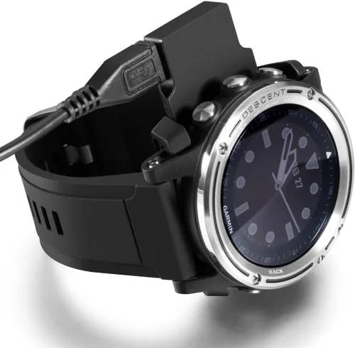 Miniatura 4 de Compatible con el cable de carga USB de repuesto para reloj Garmin Descent Mk1, cables de carga USB compatibles con reloj Garmin Descent Mk1