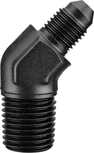 Miniatura 27 de EVIL ENERGY Adaptador de ajuste de 6AN a 3/8" NPT macho de 90 grados, aluminio