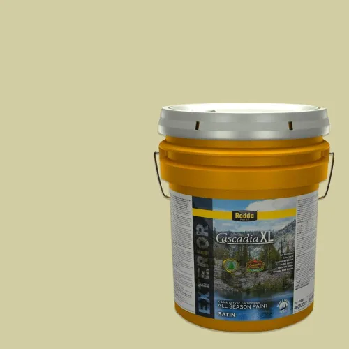 Miniatura 16 de Rodda Paint CASCADIA XL Pintura e imprimación satinada para exteriores en uno, cuarto de galón, azul playa norte