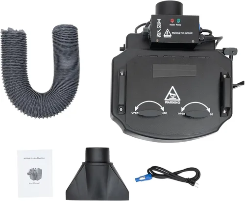 Miniatura 9 de Gdrasuya10 Máquina de niebla baja de 6000 W, escenario de boda, efecto de humo de hielo seco, nebulizador de tierra de hielo seco, máquina de humo