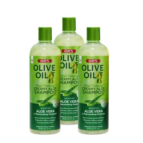 Miniatura 9 de ORS Champú cremoso de aloe con aceite de oliva con infusión de Aleo Vera 12.5 onzas