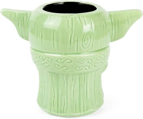Miniatura 2 de Geeki Tikis Star Wars: The Mandalorian The Child Baby Yoda Taza Taza de cerámica coleccionable oficial de Star Wars estilo Tiki Capacidad