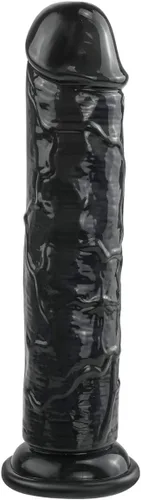 Consoladro realista negro, consolador pequeño de 7 pulgadas con copa de succión fuerte para juego con manos libres, juguete sexual para adultos para
