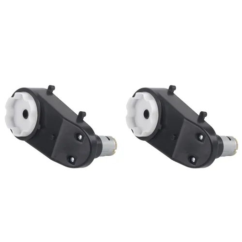Motor eléctrico RS390 de 2 piezas, motor de 12000 a 20000 RPM con motor de caja de engranajes, motor eléctrico de 12 V para juguete de automóvil,