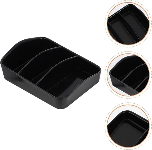Miniatura 9 de Caja de almacenamiento para barra de café, soporte para estación de café, bolsas de té, organizador de paquetes de azúcar, edulcorante, 3 soportes