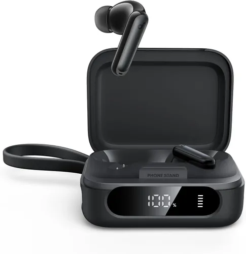 Soundcore P41i de Anker, auriculares con cancelación de ruido adaptativa con cargador portátil para teléfono, solo para carga USB-C, tiempo de Negro