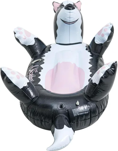 Miniatura 4 de Flotador inflable de verano para perros negros, para adolescentes, adultos y mascotas