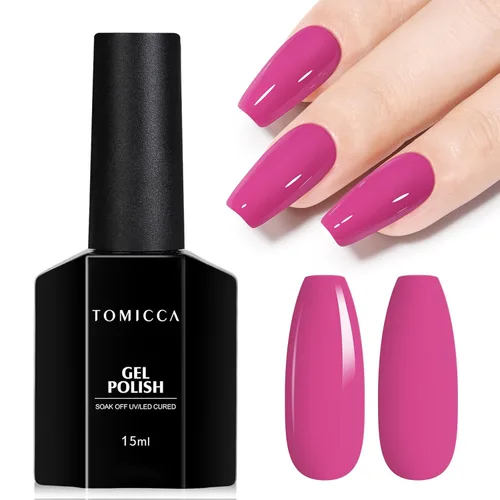 Miniatura 50 de TOMICCA Capa superior de gel mate, 0.5 onzas líquidas, acabado mate para esmalte de uñas de gel, remojar LED UV para curar de larga duración