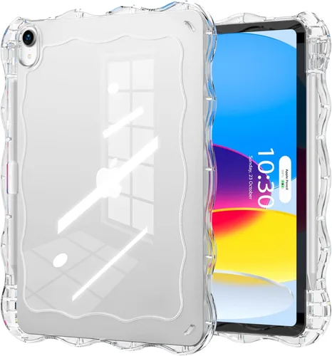 Miniatura 25 de Funda para iPad de 9ª/8ª/7ª Generación de 10.2", Cuerpo Completo Resistente de Servicio Pesado a Prueba de Golpes Anti Rayones Cubierta (Negro Azul)