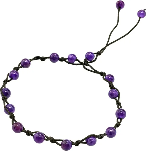 Miniatura 62 de Amazing Gemstone Crystal Anklet Ankle Bracelets for Women - Waterproof Beaded Healing Crystal Anklets, Plus Size Chakra Gemstone Bead Anklet