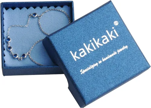 Miniatura 33 de Pulsera de plata de ley 925 para mujer, pulsera de mano para mujer, pulseras esclavas de 7 a 9 pulgadas ajustable
