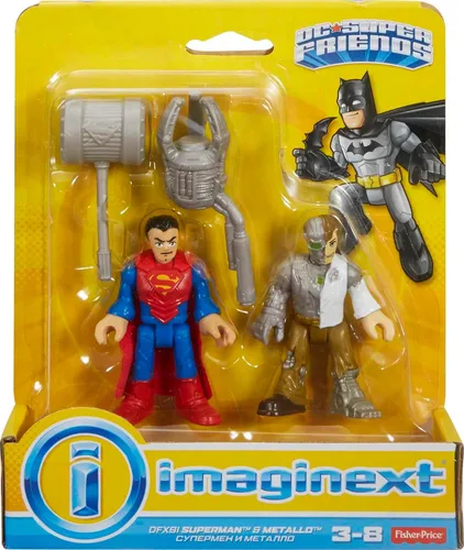 Miniatura 6 de Fisher-Price Imaginext DC Super Friends, Superman y Metallo