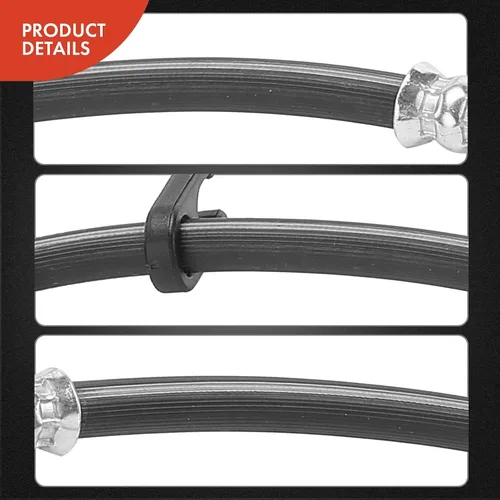 Miniatura 5 de A-Premium Manguera hidráulica de freno delantero izquierdo compatible con Jeep Grand Cherokee 2011-2015 Dodge Durango 2011-2016/2018-2021 Reemplazo#